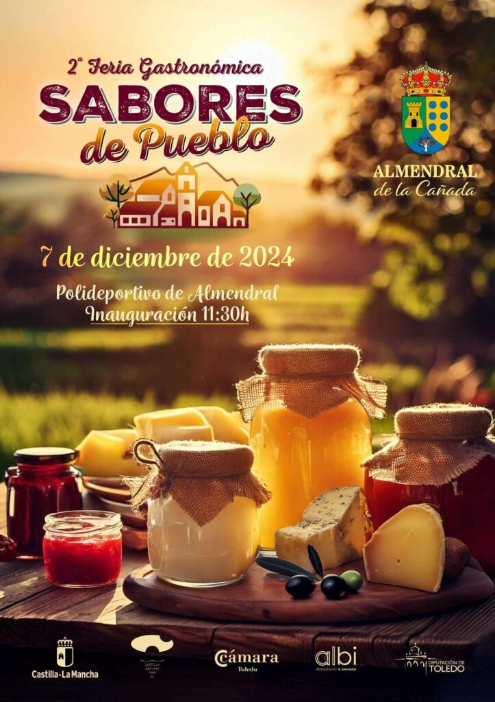 2ª Feria gastronómica "Sabores de Pueblo" en Almendral de la Cañada, con la participación de Aceite de Oliva "La Viña"